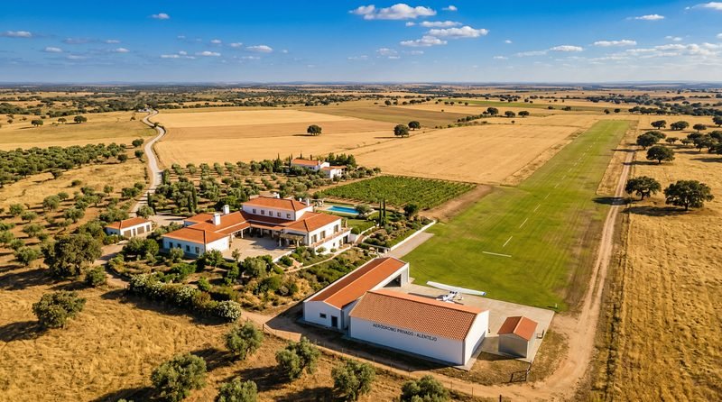 Ferreira do Alentejo — поместье с аэродромом в Алентежу
