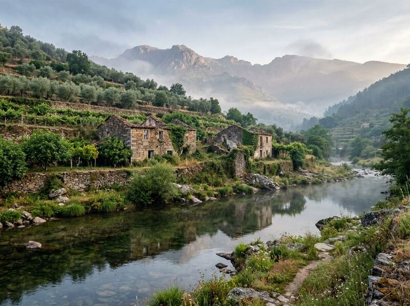 Quinta do Rio Cal — на реке Алва