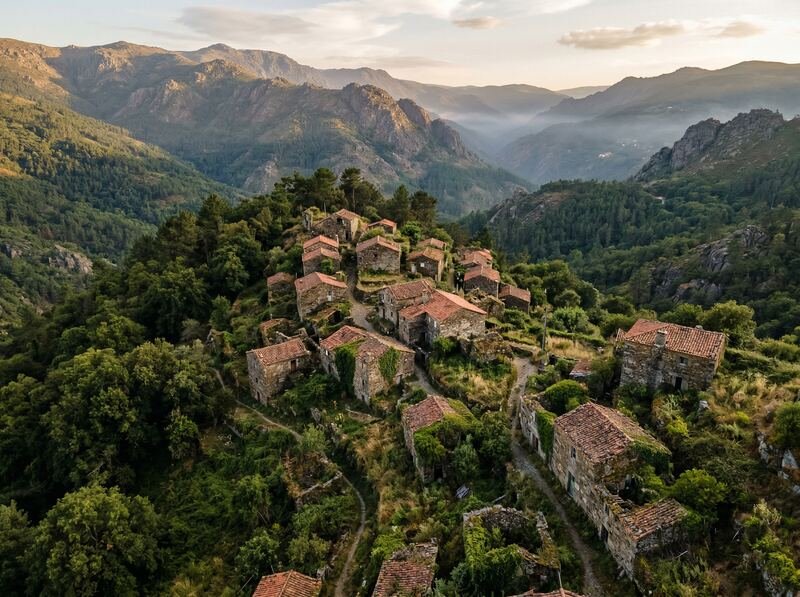 Aldeia de Vieiros — 25 гранитных домов